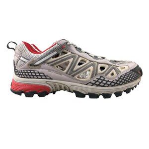 Helly Hansen Women's Size 8 LIFA InfinityFit Grey Red Athletic Sneakers